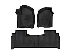 Weathertech Front and Rear Floor Liner HP; Black (21-26 Tahoe)