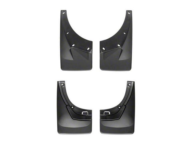 Weathertech No-Drill Mud Flaps; Front and Rear; Black (07-14 Tahoe LS & LT w/ Z71 Package)