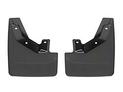 Weathertech No-Drill Mud Flaps; Front; Black (21-25 Tahoe w/ Power Retractable Running Boards)