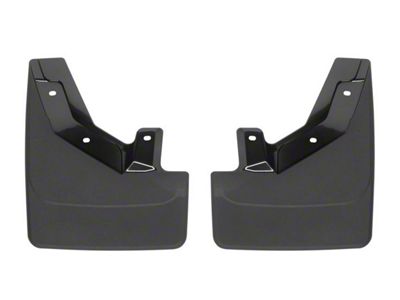 Weathertech No-Drill Mud Flaps; Front; Black (21-25 Tahoe w/ Power Retractable Running Boards)