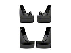 Weathertech No-Drill Mud Flaps; Front and Rear; Black (21-25 Tahoe w/ Stationary Running Boards)