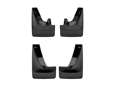 Weathertech No-Drill Mud Flaps; Front and Rear; Black (21-25 Tahoe w/ Stationary Running Boards)