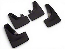 Weathertech No-Drill Mud Flaps; Front and Rear; Black (21-24 Tahoe w/ Stationary Running Boards)