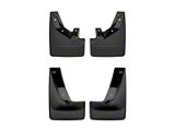 Weathertech No-Drill Mud Flaps; Front and Rear; Black (21-26 Tahoe w/ Power Retractable Running Boards)