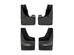 Weathertech No-Drill Mud Flaps; Front and Rear; Black (15-20 Tahoe w/ Power Retractable Running Boards)