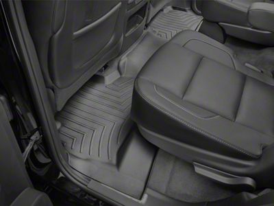 Weathertech DigitalFit Rear Floor Liner; Black (15-20 Tahoe)