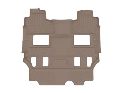 Weathertech Rear and Third Row Floor Liner HP; Tan (15-20 Tahoe w/ 2nd Row Bucket Seats)