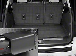 Weathertech SeatBack Cargo Liner HP with Bumper Protector; Black (22-26 Tahoe)