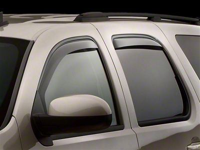 Weathertech Side Window Deflectors; Front and Rear; Dark Smoke (07-14 Tahoe)