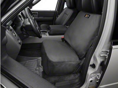 Weathertech Universal Front Bucket Seat Protector; Black (07-25 Tahoe)