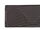Weathertech All-Weather Under Rear Seat Rubber Floor Mats; Cocoa (15-24 F-150 SuperCrew)