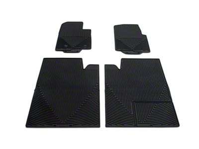 Weathertech All-Weather Front and Rear Rubber Floor Mats; Black (11-14 F-150 SuperCrew)