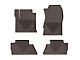 Weathertech All-Weather Front and Rear Rubber Floor Mats; Cocoa (14-18 Sierra 1500 Crew Cab)
