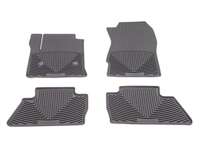 Weathertech All-Weather Front and Rear Rubber Floor Mats; Cocoa (14-18 Silverado 1500 Crew Cab)