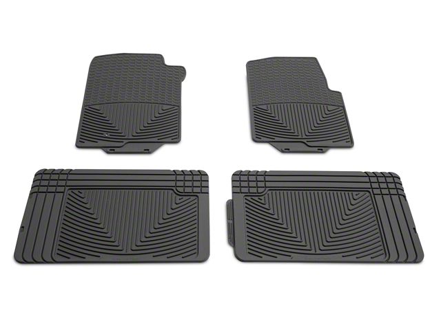 Weathertech All-Weather Front and Rear Rubber Floor Mats; Gray (04-08 F-150 SuperCab, SuperCrew)