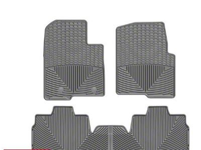 Weathertech All-Weather Front and Rear Rubber Floor Mats; Gray (11-14 F-150 SuperCab)