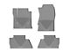 Weathertech All-Weather Front and Rear Rubber Floor Mats; Gray (14-18 Sierra 1500 Crew Cab)