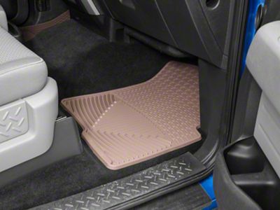 Weathertech All-Weather Front and Rear Rubber Floor Mats; Tan (11-14 F-150 SuperCab)