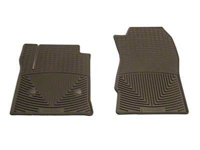 Weathertech All-Weather Front Rubber Floor Mats; Cocoa (14-18 Silverado 1500)