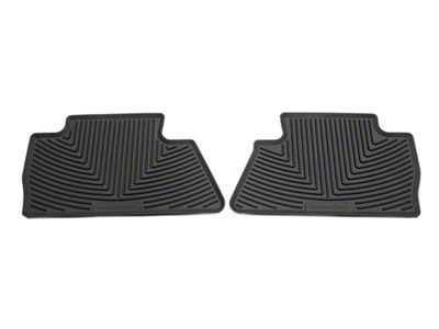 Weathertech All-Weather Rear Rubber Floor Mats; Cocoa (14-18 Silverado 1500 Double Cab, Crew Cab)