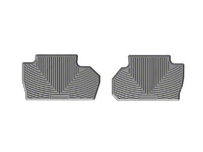 Weathertech All-Weather Front and Rear Rubber Floor Mats; Gray (14-18 Sierra 1500 Double Cab)