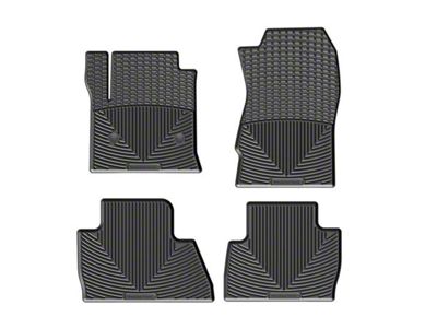 Weathertech All-Weather Front and Rear Rubber Floor Mats; Black (15-20 Yukon)