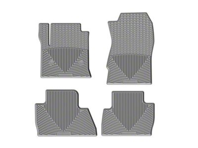 Weathertech All-Weather Front and Rear Rubber Floor Mats; Gray (15-20 Yukon)