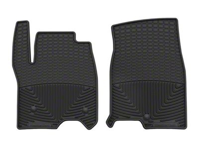 Weathertech All-Weather Front Rubber Floor Mats; Black (21-25 Yukon)