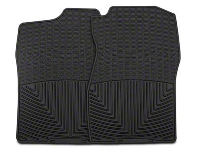 Weathertech All-Weather Front Rubber Floor Mats; Black (07-14 Yukon)