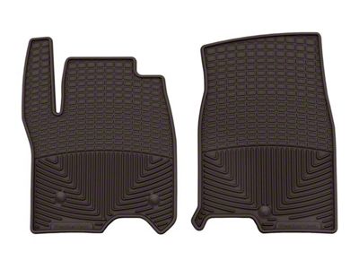 Weathertech All-Weather Front Rubber Floor Mats; Cocoa (21-25 Yukon)
