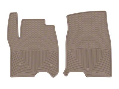 Weathertech All-Weather Front Rubber Floor Mats; Tan (21-25 Yukon)