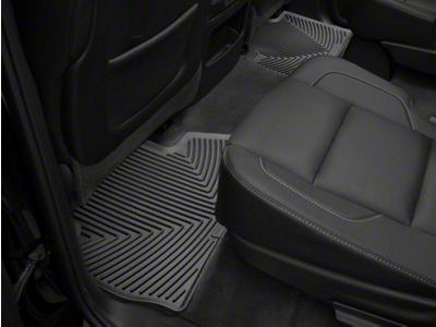 Weathertech All-Weather Rear Rubber Floor Mats; Black (15-20 Yukon)