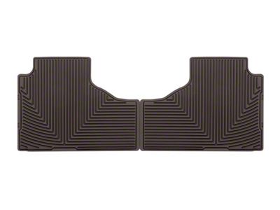 Weathertech All-Weather Rear Rubber Floor Mats; Cocoa (21-25 Yukon)