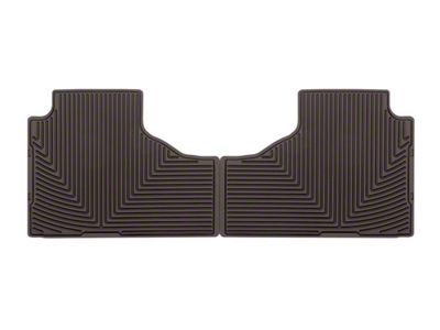 Weathertech All-Weather Rear Rubber Floor Mats; Cocoa (21-24 Yukon)