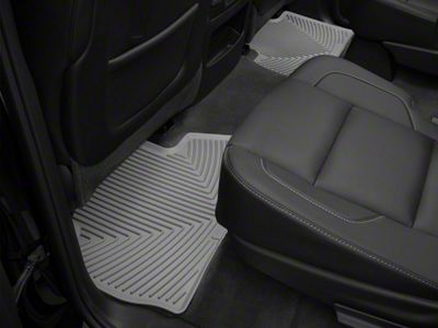 Weathertech All-Weather Rear Rubber Floor Mats; Gray (15-20 Yukon)
