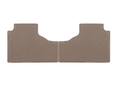 Weathertech All-Weather Rear Rubber Floor Mats; Tan (21-25 Yukon)