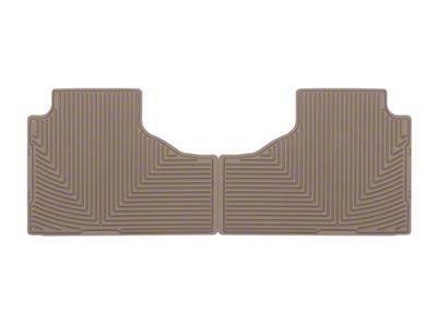 Weathertech All-Weather Rear Rubber Floor Mats; Tan (21-24 Yukon)