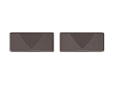 Weathertech All-Weather Third Row Rubber Floor Mats; Cocoa (15-20 Yukon)