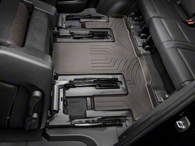 Weathertech DigitalFit Third Row Floor Liner; Cocoa (21-25 Yukon w/ 2nd Row Bucket Seats)