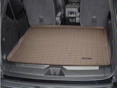 Weathertech DigitalFit Cargo Liner; Behind 2nd Row; Tan (21-25 Yukon)