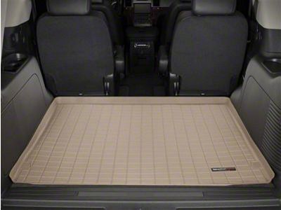 Weathertech DigitalFit Cargo Liner; Behind 2nd Row; Tan (07-08 Yukon w/o Third Row Seats)