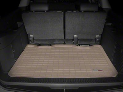 Weathertech DigitalFit Cargo Liner; Behind 3rd Row; Tan (07-14 Yukon XL)