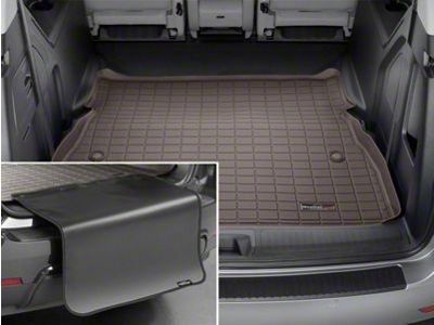 Weathertech DigitalFit Cargo Liner with Bumper Protector; Behind 2nd Row; Cocoa (15-20 Yukon)