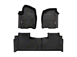 Weathertech DigitalFit Front and Rear Floor Liners; Black (21-25 Yukon)