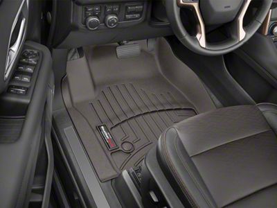 Weathertech DigitalFit Front Floor Liners; Cocoa (21-25 Yukon)