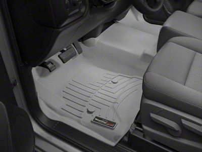 Weathertech DigitalFit Front Over the Hump Floor Liner; Gray (15-20 Yukon w/ Front Row Bench Seats)