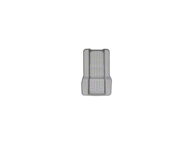 Weathertech DigitalFit Rear Center Aisle Floor Liner; Gray (07-10 Yukon w/ 2nd Row Bucket Seats)