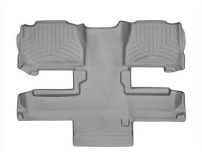 Weathertech DigitalFit Rear Floor Liner with 2nd Row Center Aisle Piece; Gray (07-14 Yukon, Excluding Hybrid)