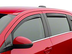 Weathertech Front and Rear Side Window Deflectors; Matte Black (21-26 Yukon)