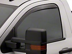 Weathertech Front Side Window Deflectors; Matte Black (21-26 Yukon)